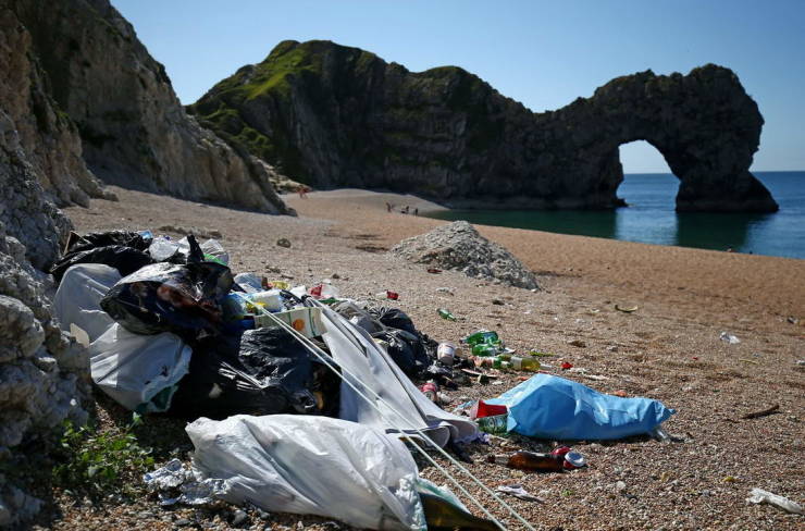 British Luxury Peninsula Is Besieged By Wild Tourists