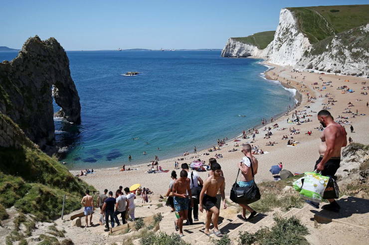 British Luxury Peninsula Is Besieged By Wild Tourists
