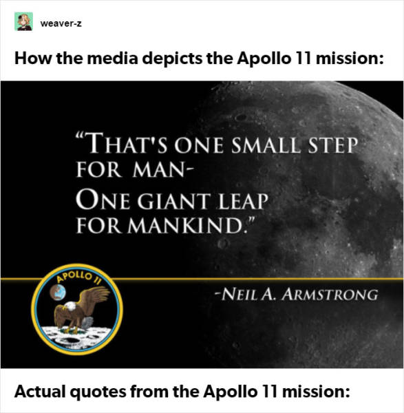 Tumblr User Publishes Real Conversations From Apollo 11 Taken From NASA Archives