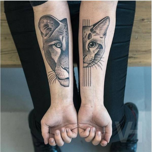 Split Tattoos That Look Like Museum-Level Art