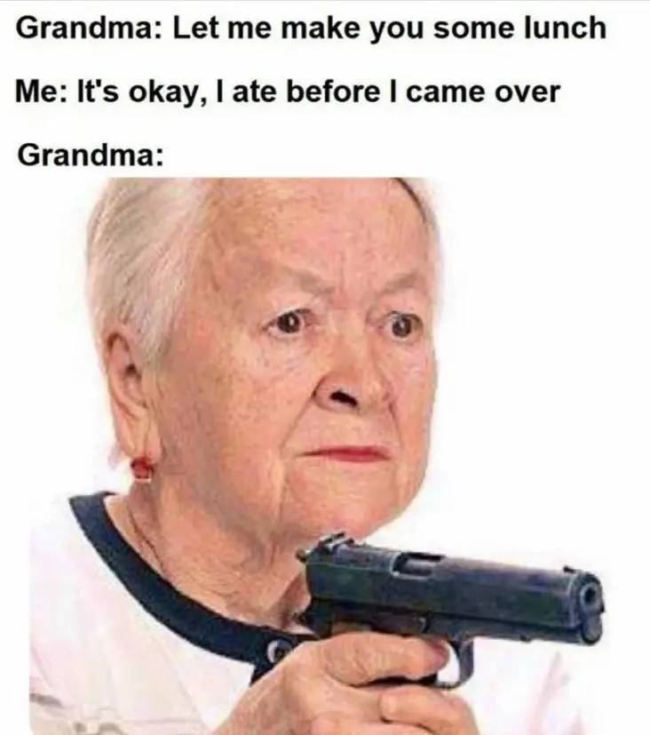 dating girl grandma died meme