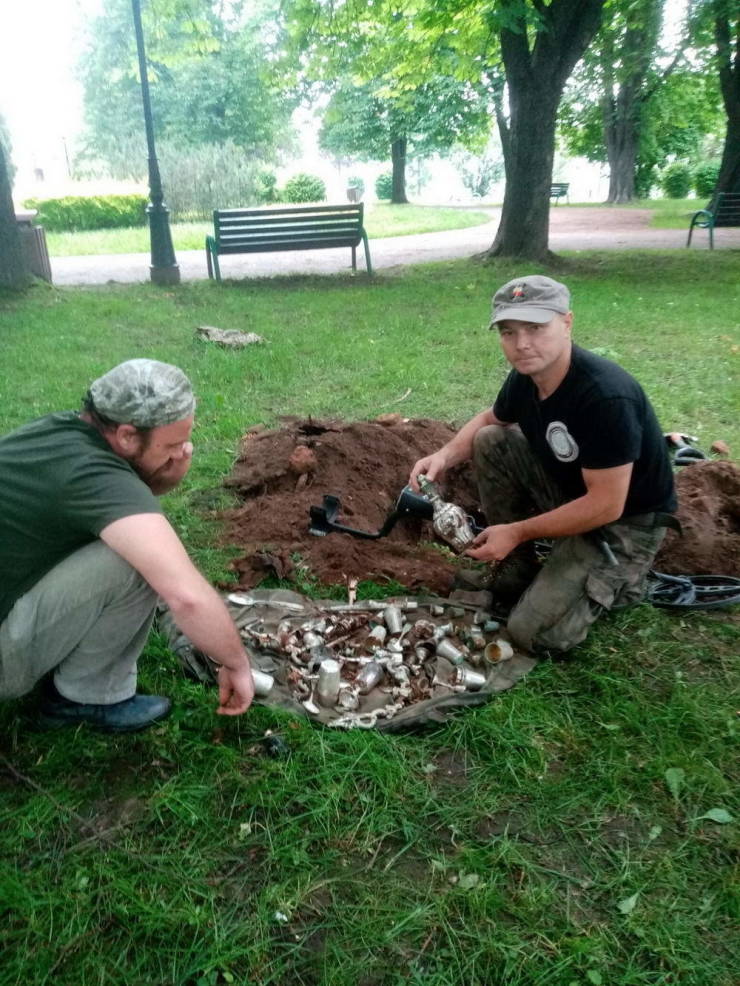 World War II Treasure With Silver Items Found Among The Ruins Of A XIV-Century Castle