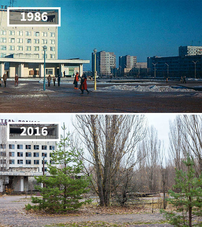 Impressive Comparisons Of Places Then Vs. Now