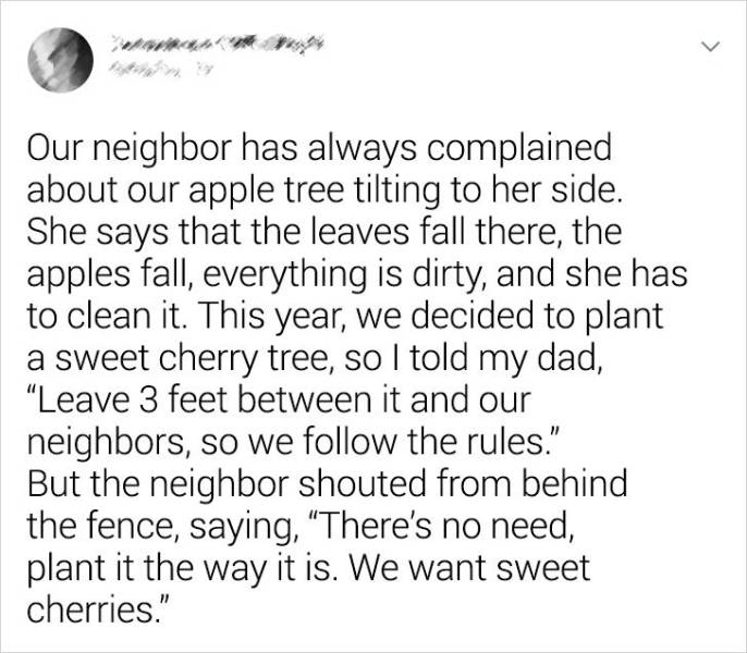 These Neighbors Are Very Special…