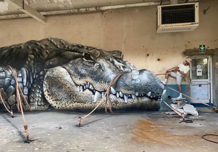 This 3D Street Art Looks Like It’s Alive!