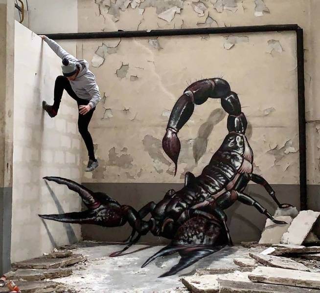 This 3D Street Art Looks Like It’s Alive!