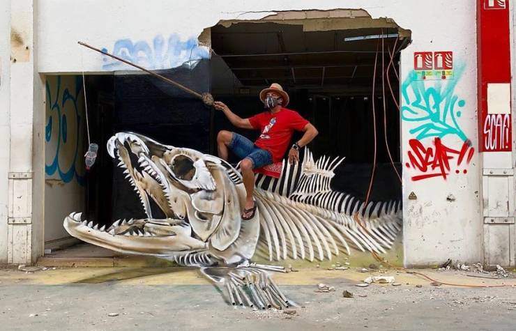 This 3D Street Art Looks Like It’s Alive!