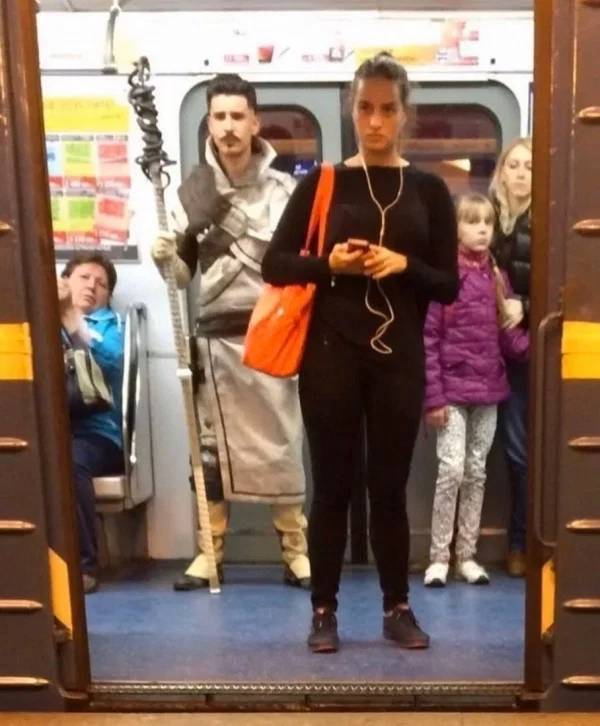 Looks Like Normal People Don’t Travel Via Subway…