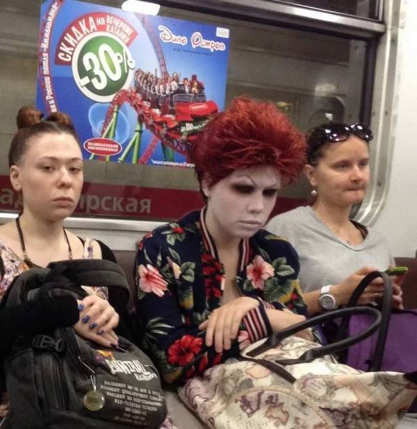 Looks Like Normal People Don’t Travel Via Subway…