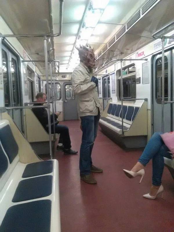 Looks Like Normal People Don’t Travel Via Subway…