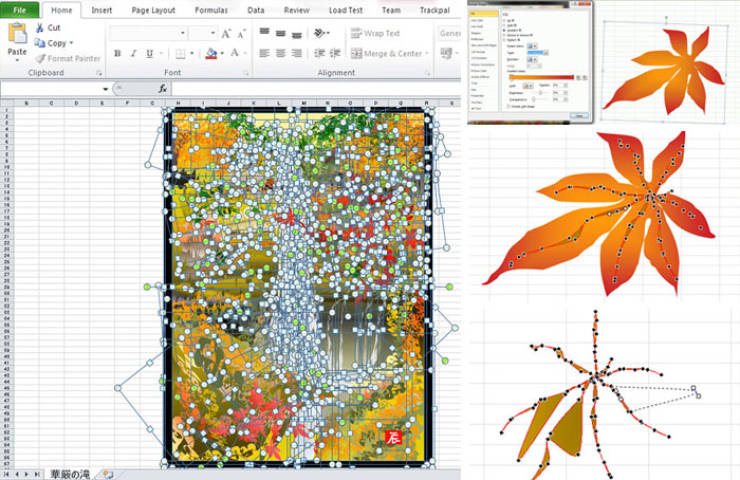 80-Year-Old Man Uses Microsoft Excel To Create Majestic Paintings
