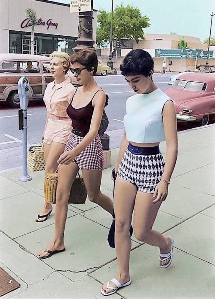 Fashionistas Back When Short Shorts Were Still Widely Considered RisquÃ © -...