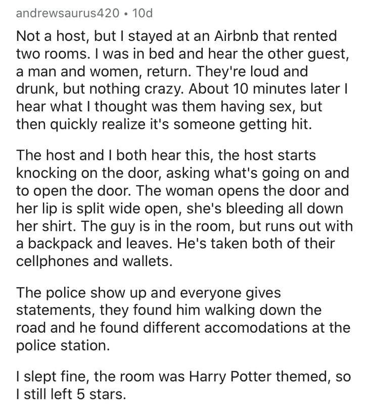 AirBnB Hosts Share Their Worst Guest Stories