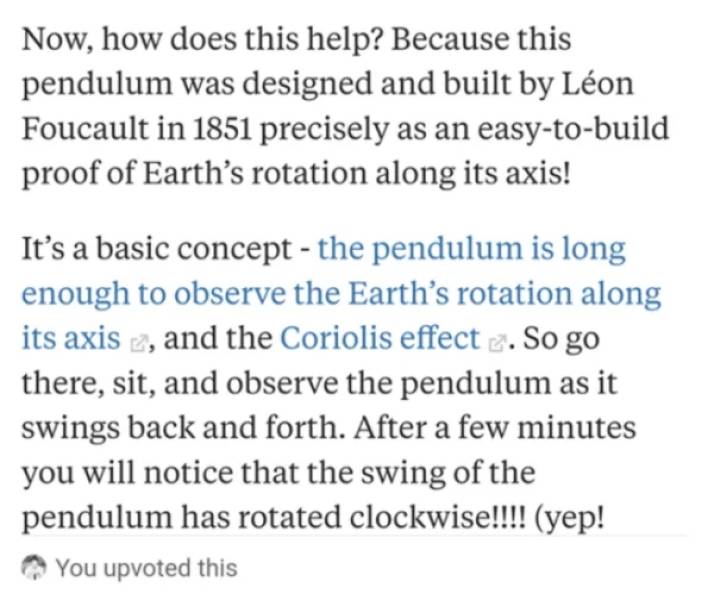 That’s A Solid Argument Against The Flat Earth Theory…