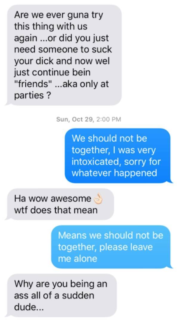 Texts From Exes Are A Danger Zone…