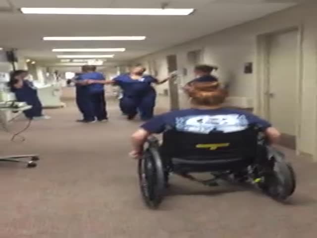 Paralyzed Girl Visits Her Nurse
