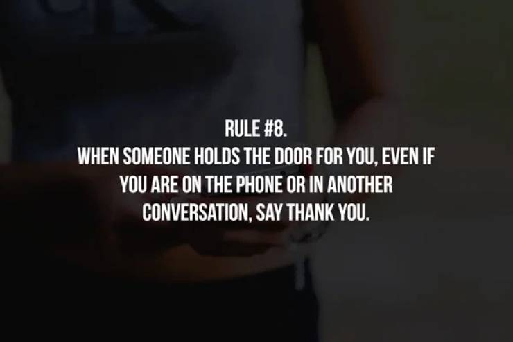 Life Has Many Unwritten Rules…
