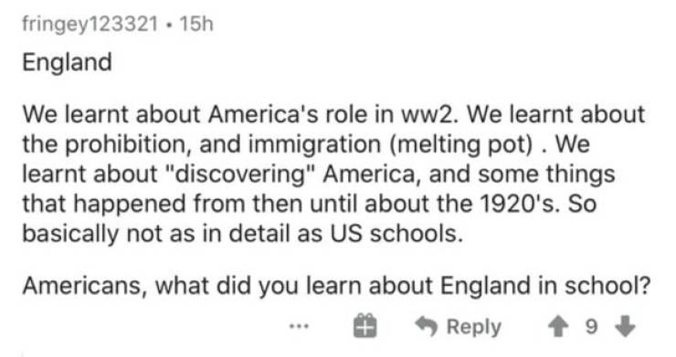 What Non-American Students Know About The US