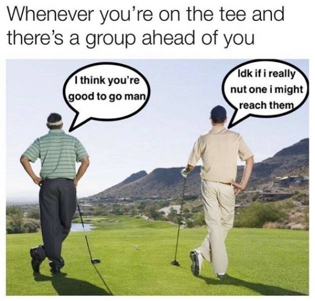 Take A Swing At These Golf Memes (29 PICS)