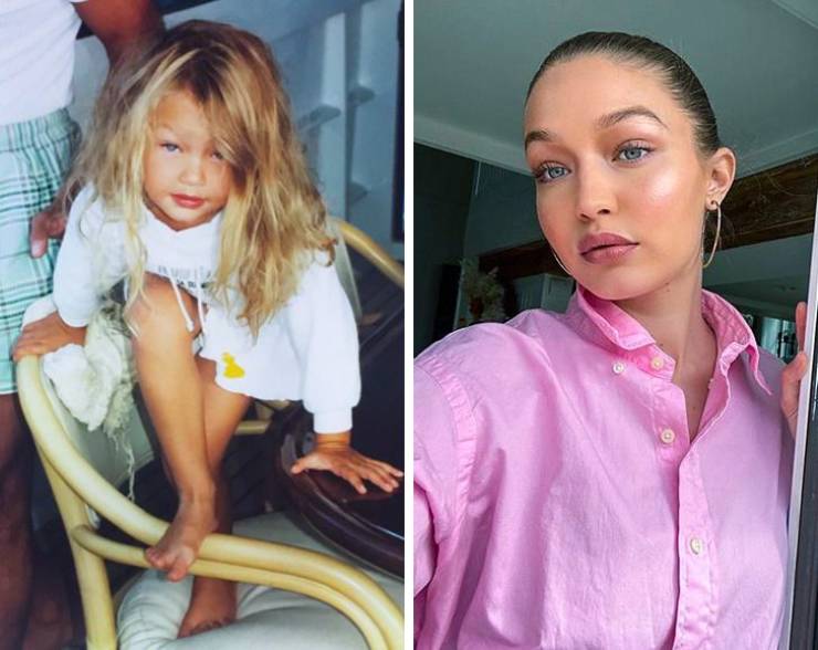 Famous Models Back When They Were Kids