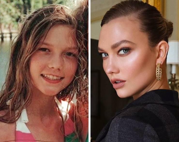 Famous Models Back When They Were Kids