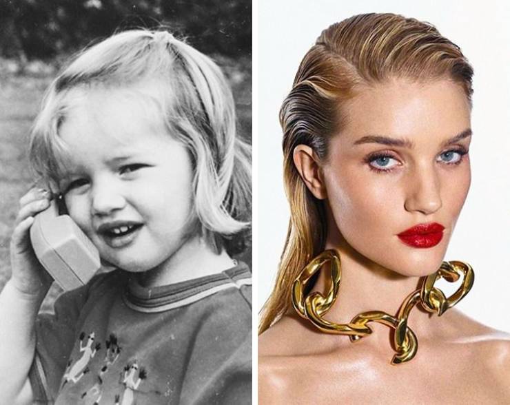 Famous Models Back When They Were Kids