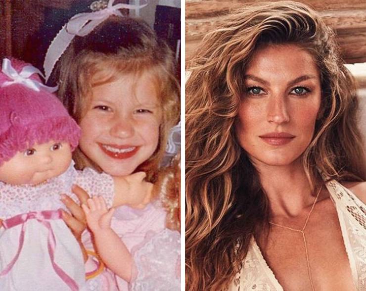 Famous Models Back When They Were Kids