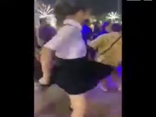 School Girl Dancing