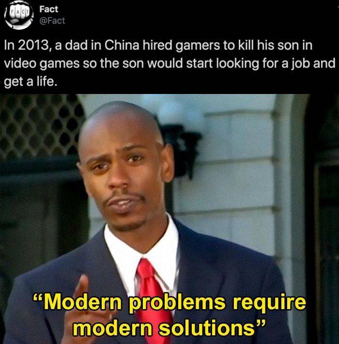 Modern Problems Require Extremely Creative Modern Solutions