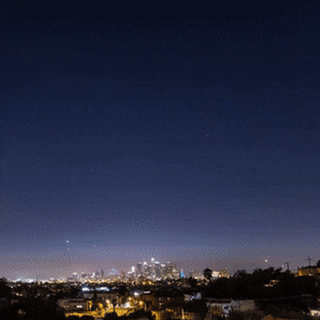 An Amazing "Twilight Phenomenon" Created By SpaceX Falcon 9 Rocket