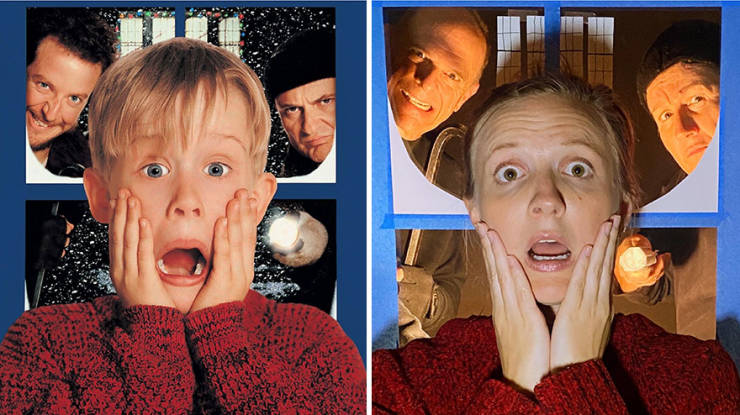 Couple Recreates Scenes And Posters From Famous Movies And TV Series