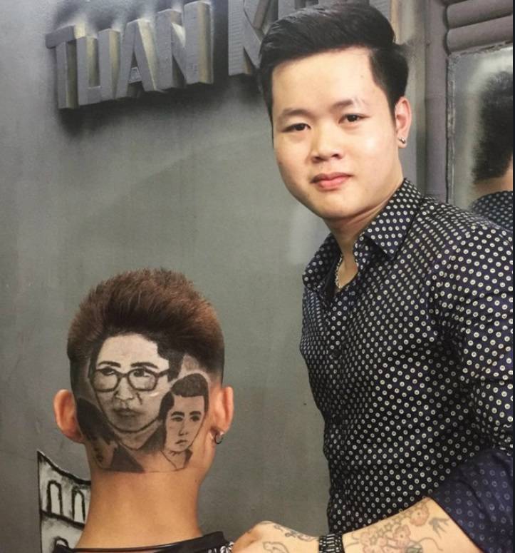 This Vietnamese Hairstylist Uses Backs Of People’s Heads As Canvases!