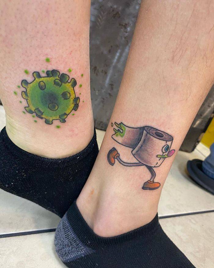 Coronavirus Is Now A Tattoo Theme…