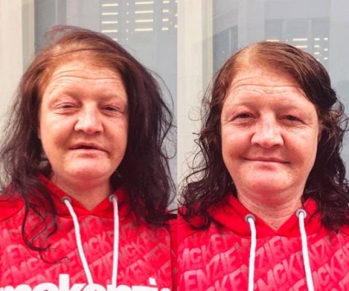 Hairdresser Gives Homeless People Free Makeovers