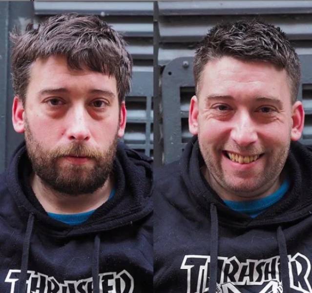 Hairdresser Gives Homeless People Free Makeovers