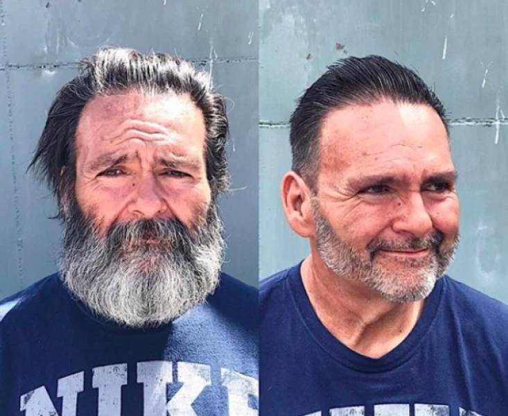 Hairdresser Gives Homeless People Free Makeovers