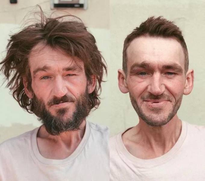 Hairdresser Gives Homeless People Free Makeovers