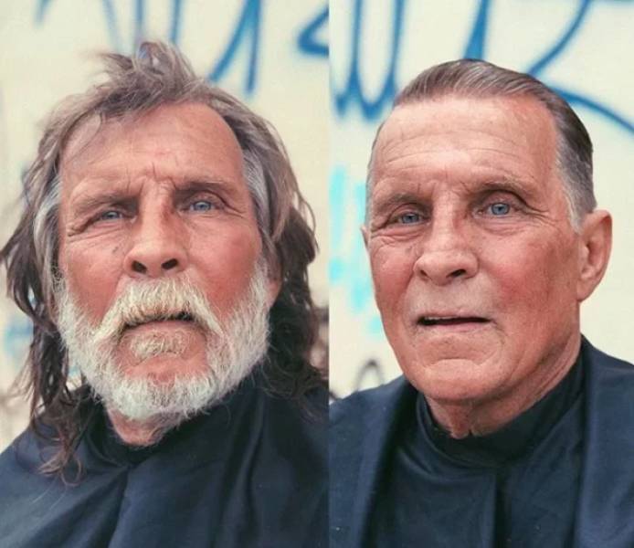 Hairdresser Gives Homeless People Free Makeovers