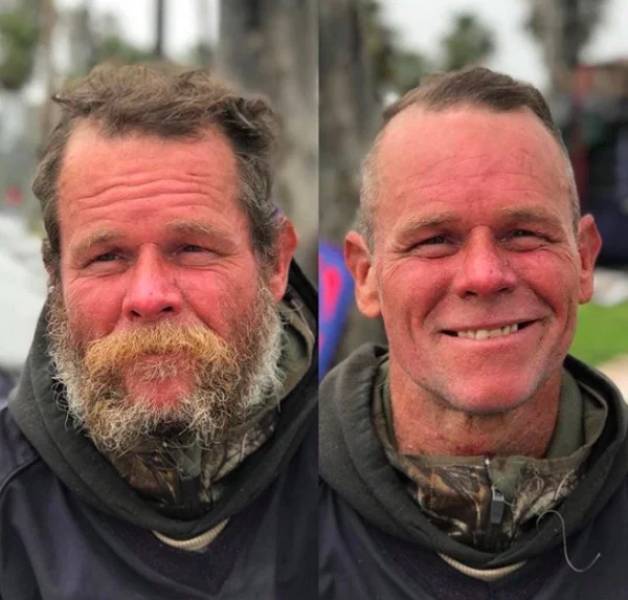 Hairdresser Gives Homeless People Free Makeovers