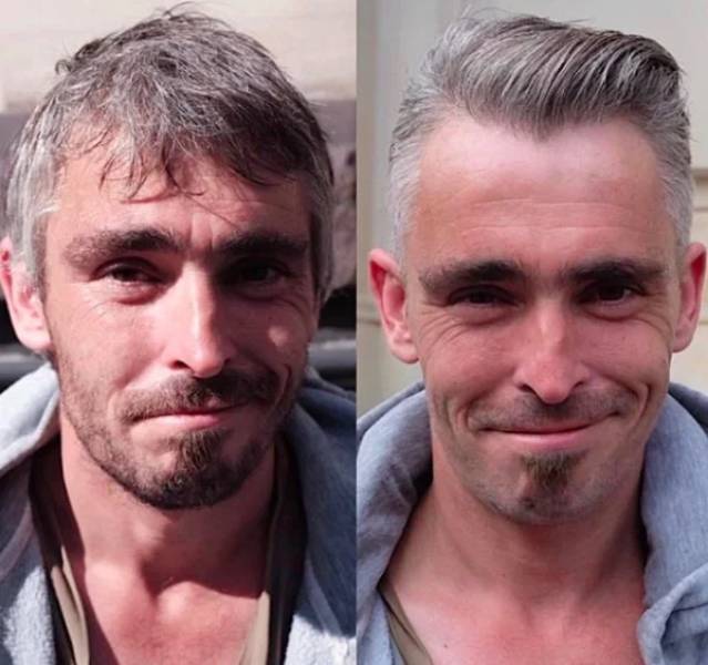 Hairdresser Gives Homeless People Free Makeovers