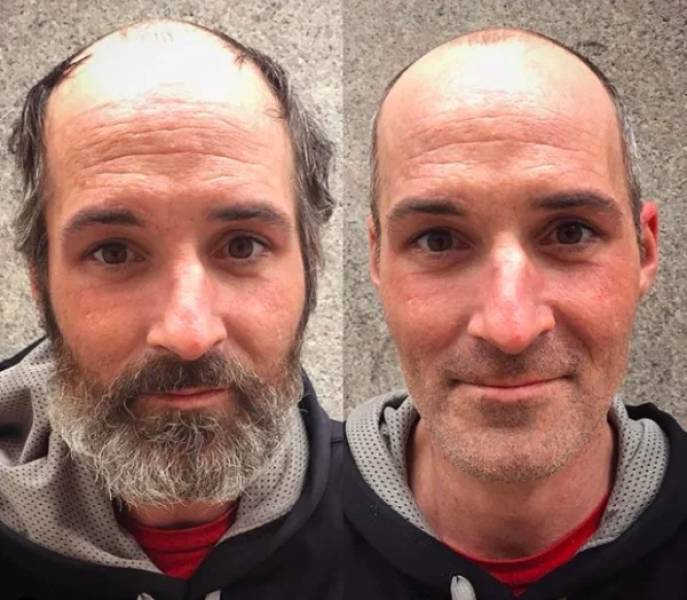 Hairdresser Gives Homeless People Free Makeovers