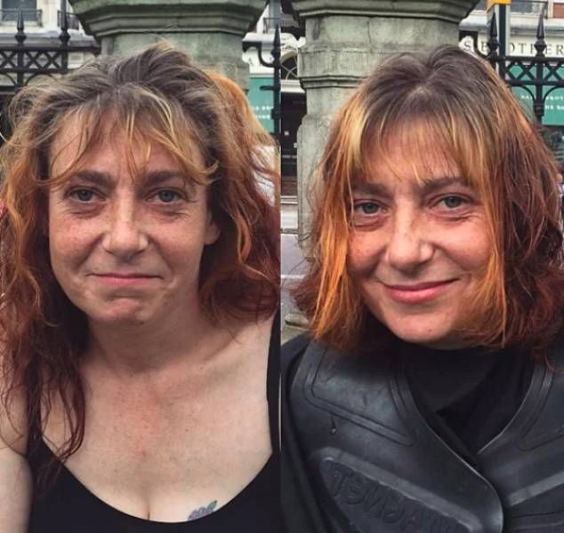 Hairdresser Gives Homeless People Free Makeovers