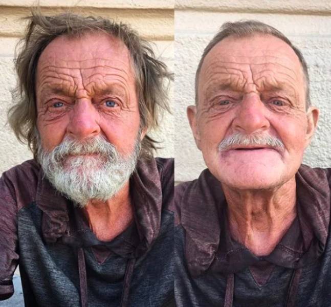 Hairdresser Gives Homeless People Free Makeovers