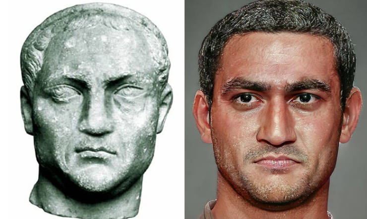 Artist Reconstructs Roman Emperor Faces Using Digital Technology (30 ...