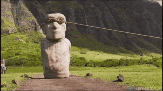 One Of The Possible Ways How The Ancient Easter Islanders Could Transport The Moai Statues