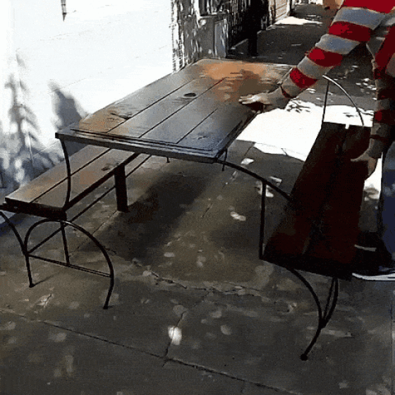 An Interesting Transformer Table For The Patio