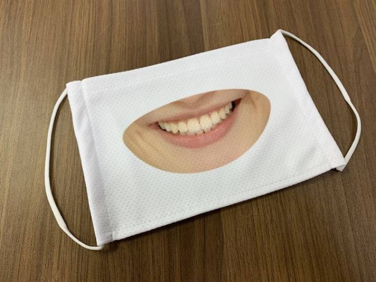 Japanese Shop Adds Friendly Smiles To Their Quarantine Masks