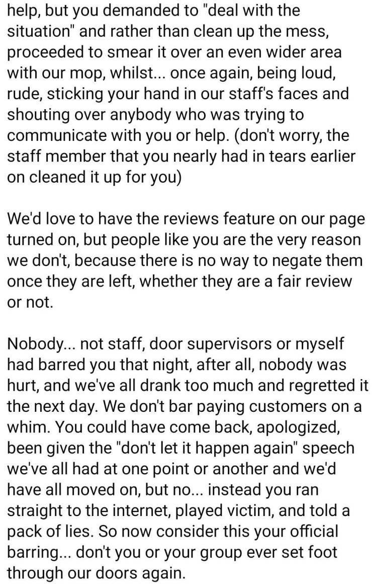 Restaurant Owner Responds In Kind To A Fake Story Review By “Karen”