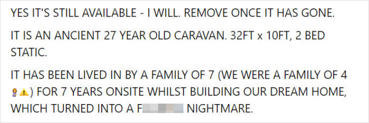 This Caravan Listing Is VERY HONEST!