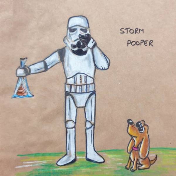 This Man Has Been Drawing Puns And Dad Jokes On His Daughters’ Lunch Bags For The Past Eight Years!